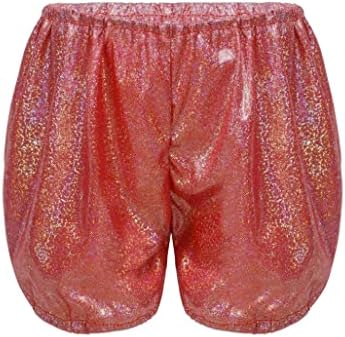 Loodgao Kids Girls Boys Sparkle Dance kratke hlače Sjajne metalne vruće hlače Tumbing Bottoms Gimnastika joga kratke hlače