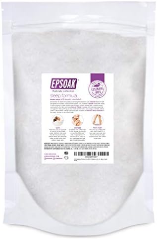 Formula za spavanje Epsom soli je 19 lbs. Volumetrijska vrećica