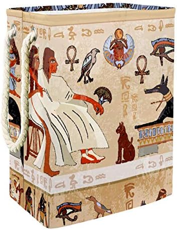 Nehomerna scena drevnog Egipta 300pc Oksford PVC vodootporna košara za odjeću velika košara za rublje za deke igračke za
