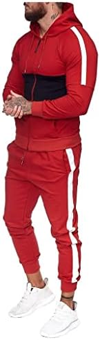 Održiva odjeća muškarci dukserica Zipper gornje hlače Spajanje odijela muški sportski tisak jeseni sets tracksuit muškarci