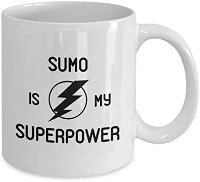 Sumo je moja superpower krigle za kavu, kolega kolega fiend poklon hobi putnički čaša