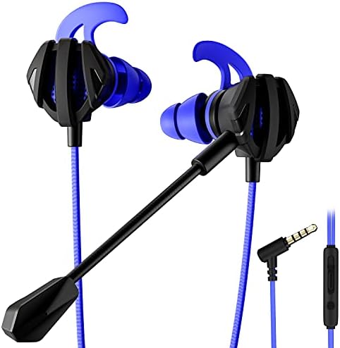 Ožičene slušalice za igranje, Stereo slušalice u uhu s odvojivim dvostrukim mikrofonom, Slušalice za mobilne igre, slušalice