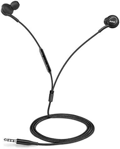 Ožičeni 3,5 mm Jacke Izdržljive slušalice za ušir za upravljanje mikrofonom i volumenom, duboki bas čisti zvuk zvuka izolirajući