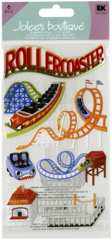 Jolee's Boutique Roller Coasters Dimenzionalne naljepnice