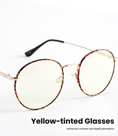 Mimoeye naočale za blokiranje plavog svjetla za žene/muškarce/tinejdžere, računalno plave naočale, okrugli modni okvir naočala