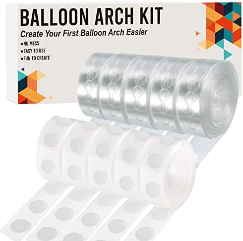 Komplet za luk od balona, 82 stope jednostavnog vijenca za ukrašavanje balona i 500kom ljepljive trake za luk od balona,