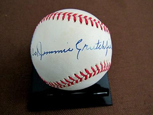 Jimmie Crutchfield Black Barons Crawfords Eagles potpisao Auto Oal Baseball JSA - Autografirani bejzbol