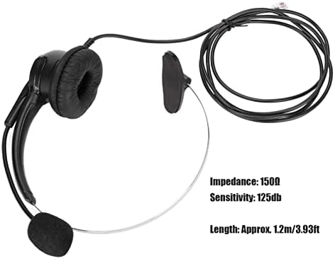 Telefonske slušalice za uredske telefone, slušalice RJ9 slušalice s 330 ° podesivim mikrofonom za kućni i call centar uredski