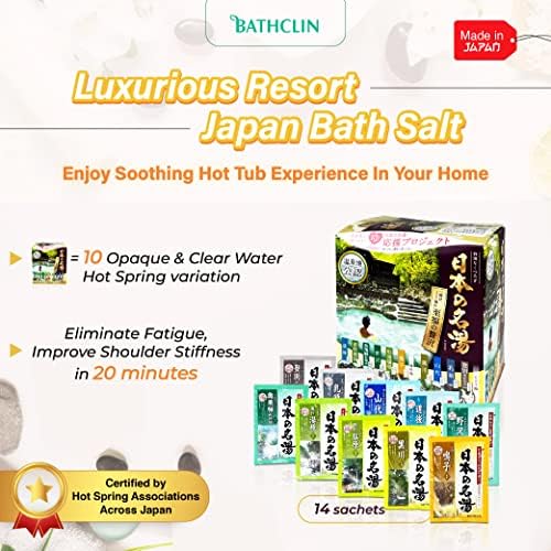 Japanska sol za kupanje s vrućim izvorima Onsen, bistra i šarena u asortimanu, liječi vaš um i tijelo prirodnim sastojcima