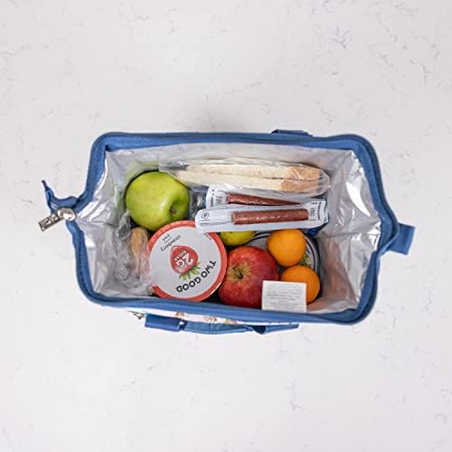 Izolirana torba za ručak 94-nepropusna i jednostavna za čišćenje, prostrani unutarnji pretinac s vanjskim džepom za odlaganje