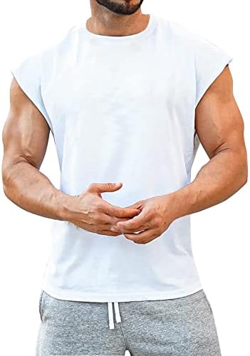 BMISEGM Ljetne muške majice muške teretane bodybuilding string tenk gornji trening mišića mišića košulja fitness muške majice