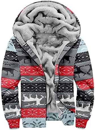 Ymosrh dukserijske kapuljače za muškarce tiskaju džemper s patentnim zatvaračem s dugim rukavima debeli pamučni odijelo zimske
