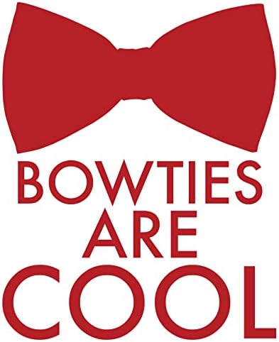 Bowties su cool naljepnica s vinilnim naljepnicama - nadahnuta TV serijom znanstvene fantastike