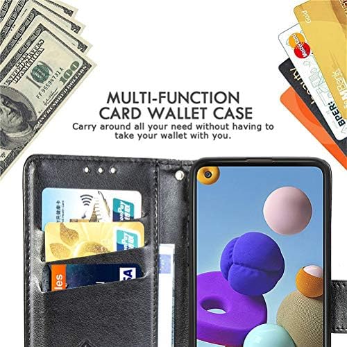 Torbica COTDINFORCA za Samsung Galaxy A21S, torbica Galaxy A21S s gornjim poklopcem za kartice, kožni novčanik za novac,