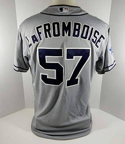 2014. San Diego Padres Bobby Lafromboise 57 Igra izdana Grey Jersey JC Patch - Igra korištena MLB dresova