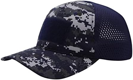 Uniseks ljetna mrežasta kapa kamiondžija kamuflažna bejzbolska kapa ležerna kapa za sunčanje Podesiva lagana bejzbolska kapa;