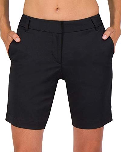 Tri šezdeset šest ženskih bermudskih golfa kratkih hlača od 8 ½ inča - brze suhe aktivne kratke hlače s džepovima, atletskim