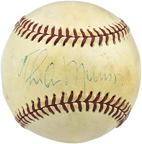 Yankees Thurman Munson potpisao je Lee MacPhail Oal Baseball JSA Z64858 - Autografirani bejzbol
