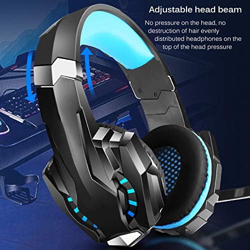 Igračke slušalice PC slušalice za igračke slušalice Over-Ear Gaming slušalice s MIC LED svjetlosnom bukom i kontrola volumena