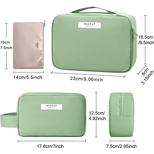 Noozion torba za šminkanje 2 komada toaletna vrećica prijenosna kozmetička torbica organizator za vodno otpornu torbicu za