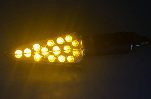 Crna strelica s dugim štapom pokazivači smjera LED svjetla trepćuća svjetla indikatori kompatibilni su s izdanjem 9600 94
