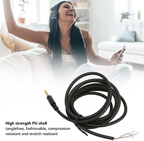 Jopwkuin zamjenske slušalice kabel za popravak igrača, kabel za popravak slušalica Tanglefreefreefree PU stabilni signal