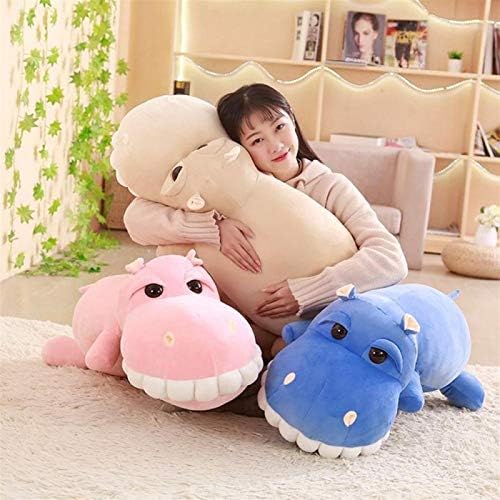 Tianminjiedm veliki životni simpatični hippo plišana životinja udoban jastuk jastuk jastuk kreativni plišani igračka za lutke