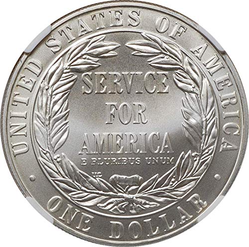 1996. S Nacionalna služba u zajednici BU Commemorativni srebrni dolar - sjajno necirkulirano - američka metvica